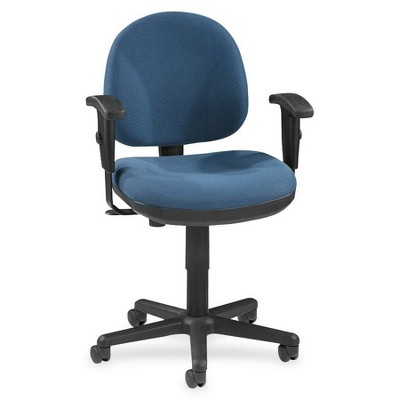 Lorell Adjustable Task Chair 24"x24"x33"-38" Blue 80006