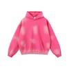 Attraco 2025 Autumn and Winter Women's Spray-dyed Hooded Sweatshirt High Street Trend Oversize Loose Hoodies - 4 of 4