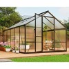 Large Walk in Greenhouses for Outdoors and Garden Planting, Polycarbonate Greenhouse w/Enhanced Aluminum Frame,w/Quick Setup Structure and Roof Vent - 3 of 4