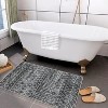 Acekool Vintage Striped Rug 2x3 - Washable Non-Slip Entryway Mat - 2 of 4