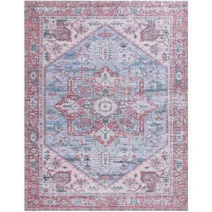 Tucson TSN102 Machine Washable Skid Resistant Stain Resistant Non-Shedding Power Loomed Indoor Rugs - Safavieh - 1 of 4