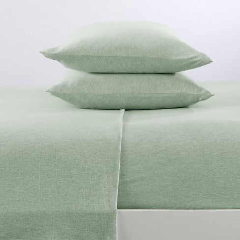 Great Bay Home Cotton Jersey Knit Sheet Set Queen Green Target