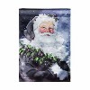 Evergreen Santa in the Winter Lustre Garden Flag 12 x 18 Inches Indoor Outdoor Decor - 2 of 4
