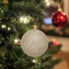Unique Bargains Plastic Party Wedding Christmas Barrel Packed Hanging Ornament Balls 2.4" 24 Pcs - 4 of 4