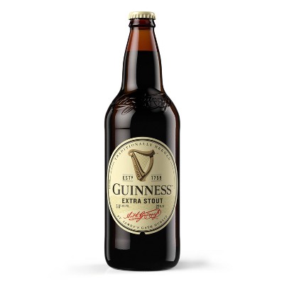 Guinness Extra Stout Beer - 22 fl oz Bottle