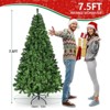 6ft Pre-Lit Artificial Christmas Tree with 300 Clear LED Lights and 1060 Branch Tips - 4 of 4