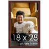 PosterPalooza | Minimalist Brown Picture Frame - UV Acrylic, Foam Board Backing, Hanging Hardware - 2 of 4