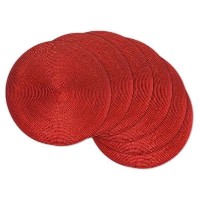 6pk Red Placemat - Design Imports