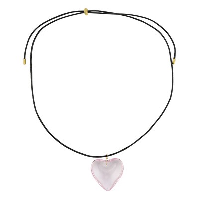 Glass Heart Necklace