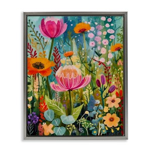 Stupell Industries Whimsical Floral Garden, 21" x 17" - 1 of 4
