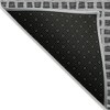 Graphite Gray And Silver Geometric Washable Indoor Outdoor Area Rug - 4 of 4
