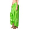 LA LEELA Women's Summer Bikini Wraps Beach Wrap Coverup Sarong Skirt Bathing suit Swimwear Swimsuit Coverup for Women One Size Green, Sun - 3 of 4
