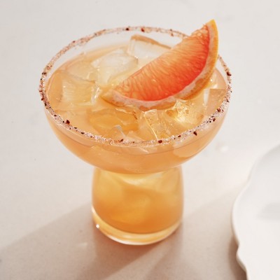 Libbey Clear Glass Stemless Margarita Glasses Set of 6