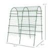 Metal Garden Trellis, Arch Trellis for Climbing Plants Outdoor, A-Frame, with Climbing Net, 57" x 66" x 81" - 3 of 4