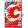 Trends International NHL Calgary Flames - Maximalist Logo 23 Framed Wall Poster Prints - 3 of 4