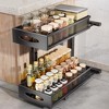 Kitchen Organizer under sink, 2-shelf sliding shelf with mesh drawers, multi-purpose organizer for kitchen, bathroom, pantry, office wardrobe - 2 of 4