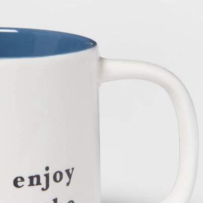 16oz Stoneware Enjoy The Journey Color Splash Mug - Threshold&#8482;_1