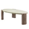 Dayana Off White & Oak Finished Leg Coffee Table - 3 of 4