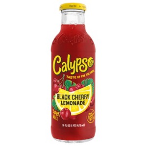 Calypso Black Cherry Lemonade - 16 fl oz Glass Bottle - 1 of 3