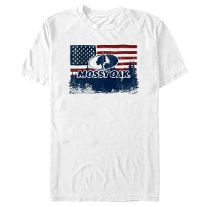 Men's Mossy Oak American Flag Landscape Logo T-Shirt - 1 of 4