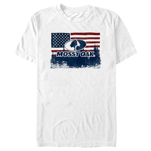 Mossy Oak, Shirts, Mossy Oak Fishing Tee Elements American Flag Short  Sleeve Mens Shirt Size Xl