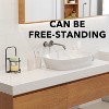 Shampoo Bar Holder, Self-Draining Soap Caddy for Shower, Bathroom Wall, Kitchen Sink, Stainless Steel Rack, Black - 4 of 4