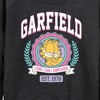 Women's - Garfield - Collegiate Lightweight French Terry Wide Neck Long Sleeve Shirt - 2 of 4