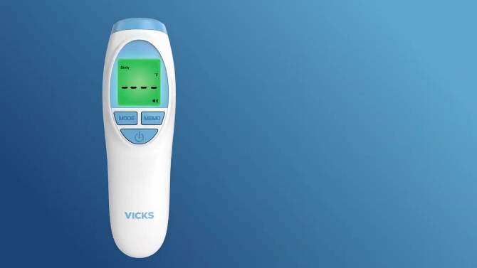 Vicks Non Contact Thermometer, 2 of 9, play video