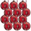 YOOCOZZ Eye-catching Christmas Decor, Party Accessories Set - Red Xmas Ball Ornaments, Glass Decorative Hanging Ball Xmas Tree Ornaments - 2 of 4