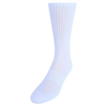 CTM Men's Dry and Cool Cushioned Crew Socks (Pack of 2)