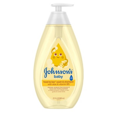 Johnson's Head-To-Toe Gentle Baby Body Wash & Shampoo For Sensitive Skin - 27.1 fl oz