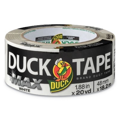 Duck MAX Duct Tape 3" Core 1.88" x 20 yds White 241620