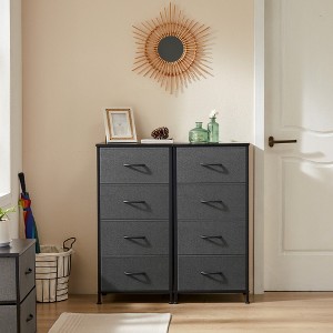 Drawers Dresser Chest of Drawers,Metal Frame and Wood Top - 1 of 4