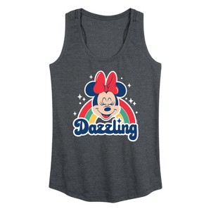 Women's - Disney - Dazzling Minnie Graphic Racerback Tank - 1 of 4