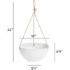 Root & Vessel Self Watering Plastic Hanging Planter - 4 of 4