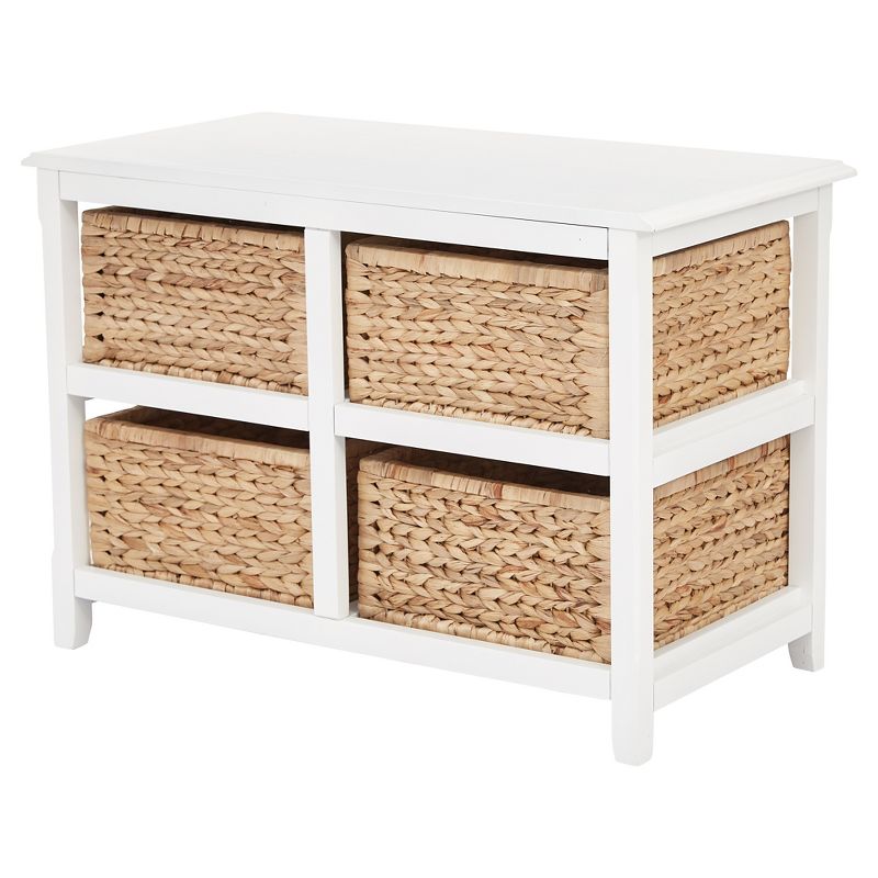 Seabrook Four Double Storage Unit White - OSP Home Furnishings, 3 of 6