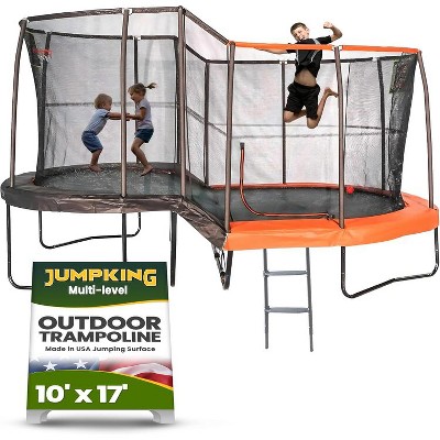 HomeStock Oval 10' x 17' Multi Level Combo with Powder Coated Legs