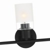 Designers Fountain Cedar Lane 3 - Light Vanity in  Matte Black - 2 of 2