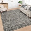 8x10 Area Rugs Washable Rugs for Living Room Bedroom Vintage Accent Floral Mat - 2 of 4