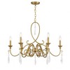 Savoy House Fairchild 6 - Light Chandelier in  Warm Brass - 2 of 3