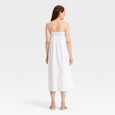 Женские платья A New Day Women's Crochet Maxi Sundress - A New Day™ White S — фото 2