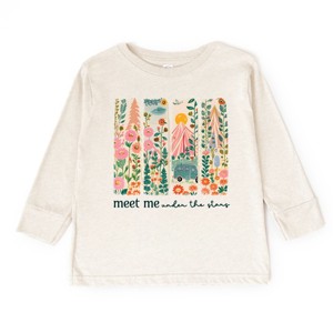 The Juniper Shop Meet Me Under The Stars Toddler Long Sleeve Tee - 5/6T - Natural - 1 of 4