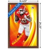 Trends International NFL Kansas City Chiefs - Isiah Pacheco 24 Framed Wall Poster Prints - 3 of 4