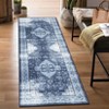 Area Rug Machine Washable Rug Non Slip Indoor Carpet Vintage Distressed Low Pile Rugs Foldable Retro Printed Rug for Bedroom Living Room Kids Room - 2 of 4