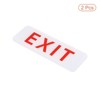 Unique Bargains Acrylic Self-Adhesive Door Business Exit Sign 2 Pcs - 3 of 4
