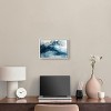 Art Remedy Inked Waves Blue Abstract Wall Art Framed - 2 of 4