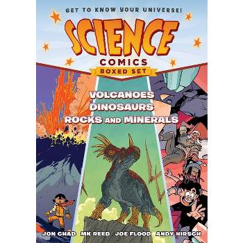 Science Comics Boxed Set: Volcanoes, Dinosaurs, and Rocks and Minerals - by  Jon Chad & Mk Reed & Joe Flood & Andy Hirsch (Mixed Media Product)