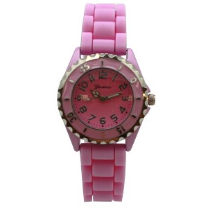 Olivia Pratt Solid Color Silicone Strap Casual Women Watch - 1 of 4