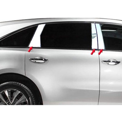 QAA is Compatible with 2014-2020 Acura MDX 6 Piece Stainless Pillar Post Trim PP14298