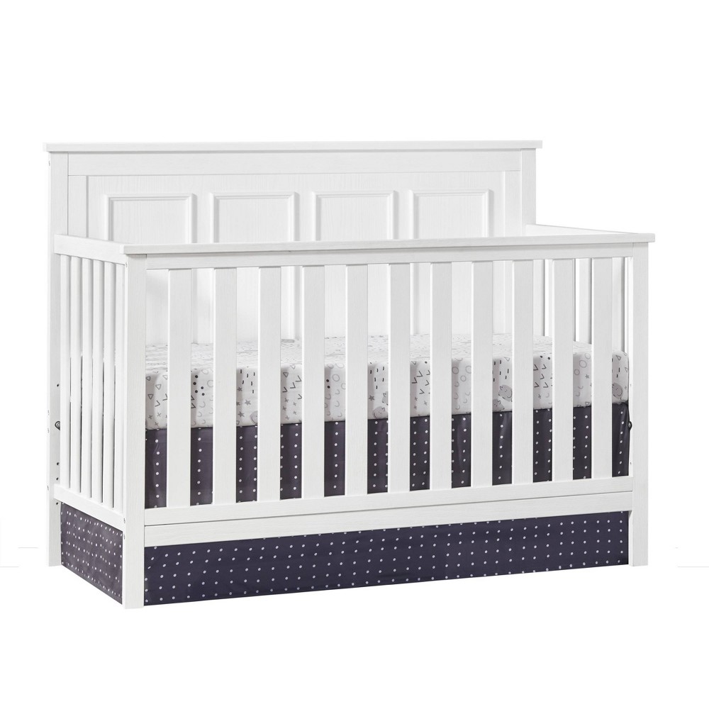 Oxford Baby Bennett 4-in-1 Convertible Crib - Rustic White -  88996798